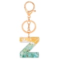 thumbnail image 1 of Wijhcboe 2025 Personalized Resin Translucent Keychain Large Key Rings Heavy Duty Creative Letter Color Pendant Stretchy Key Ring Bracelet Keychain Purse Clip for Keys Lanyards for Keys for Women Keys, 1 of 1