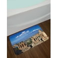 thumbnail image 2 of Sicily Bath Mat, Ruins of the Greek Roman Theater with Etna Erupting Landscape Photo Travel Europe, Plush Bathroom Decor Mat with Non Slip Backing, 29.5" X 17.5", Multicolor, by Ambesonne, 2 of 2