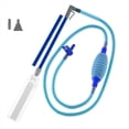 thumbnail image 1 of Aspiradora de Mano para Piscina con Válvula SpaVac Manual de Mano con 2 Adaptadores de Boquilla para Suciedad, Hierba Desechos, Azul, 1 of 5