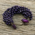 thumbnail image 2 of NOVICA Wood torsade bracelet, 'Nan Belle', 2 of 5
