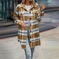 thumbnail image 5 of New Plus Size Plaid Jackets for Womens 2024 Autumn and Winter Casual Long Sleeve Plaid Print Zipper Outwear Jackets, 5 of 8