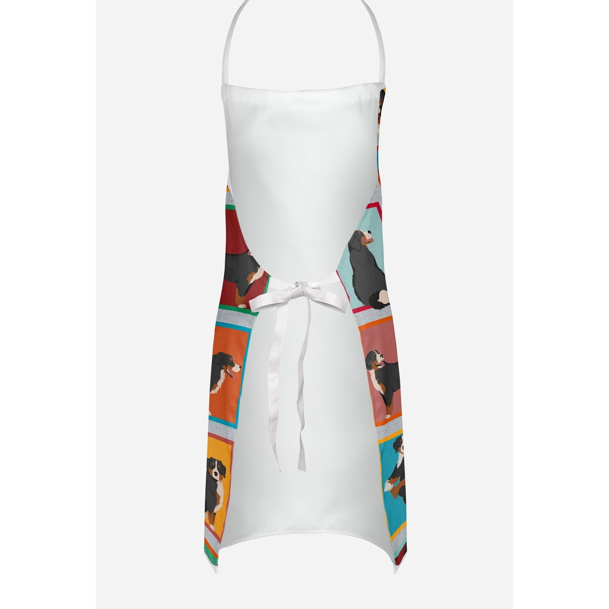 Lots of Bernese Mountain Dog Apron 27 in x 30 in