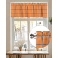 thumbnail image 7 of Valances for Windows Valance Rod Pocket Light Filtering Short Window Treatments Curtains for Kitchen Bathroom Living Room Bedroom, 1 Panel, 54 x 18 Inch, 7 of 7