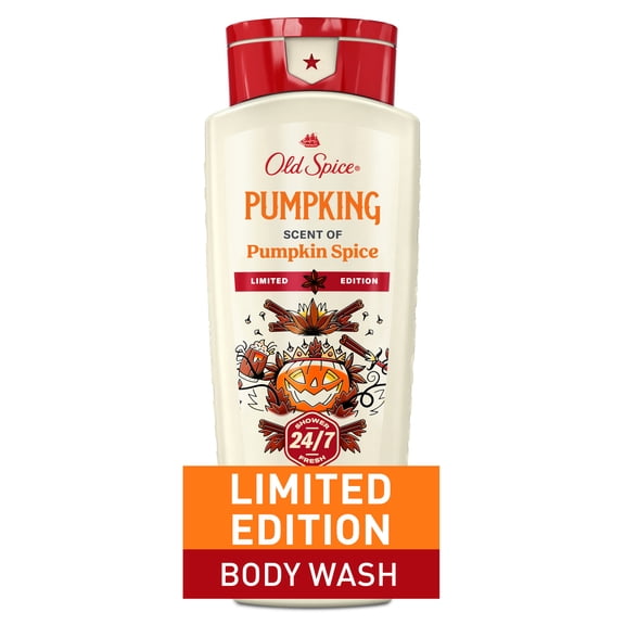Old Spice Body Wash for men, Holiday Edition, PumpKing, 16oz