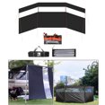 thumbnail image 4 of Parabrisas plegable para Refugio para parabrisas de pya Pared Negro Sunnimix Campamento parabrisas, 4 of 8