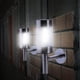 thumbnail image 3 of Kuymtek 2 ACERO INOXIDABLE ALIMENTACIÓN SOLAR LED PARED LUZ VALLA LÁMPARA EXTERIOR JARDÍN LI Kuymtek Iluminación del hogar multifuncional, 3 of 6