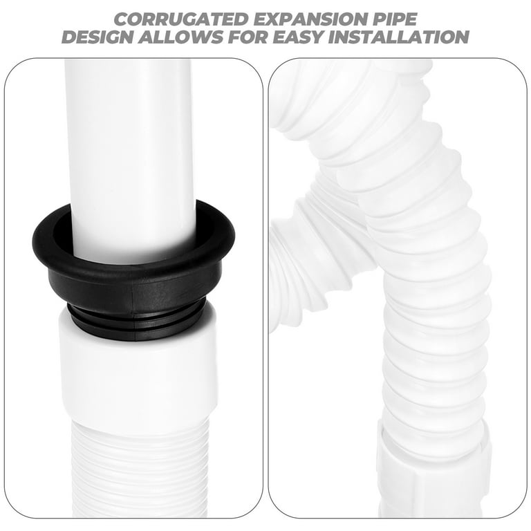 Kitchen and Bathroom Sink Drain Connection Pipe Corrugated