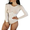 thumbnail image 1 of Gaines pour Femmes Couleur Unie Tube Top Taille Resserre-Corps, 1 of 5