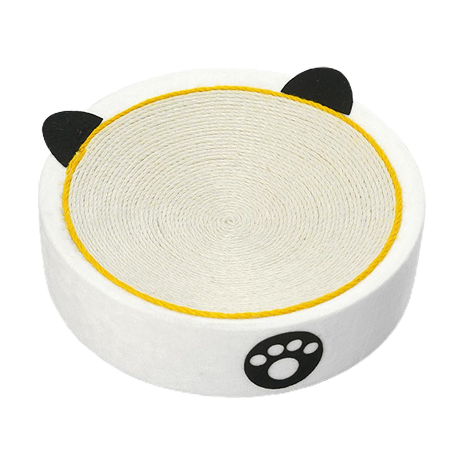 Tooyful Cat Scratch Pad Lounge Cat Beds Rest and Play 40x10.5cm Grind Claws Cardboard Cat Scratcher Bed Cat Scratching Board for Kitten Medium Cats Beige White