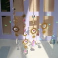 thumbnail image 4 of Decoración 4 Uds. Colector de luz colgante de cristal para jardín al aire libre, colgante de carillón de viento para pared, 4 of 4
