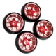 thumbnail image 2 of y áticos de goma aptos para K989 P929 Modelo Crawler truck Trucks Piezas de actualización rojo Macarena ruedas y neumáticos rc, 2 of 3