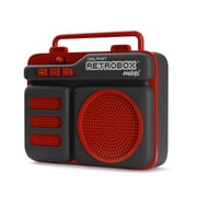 Dolphin RTX-10 Retro Box Mini Bluetooth Speaker - Red