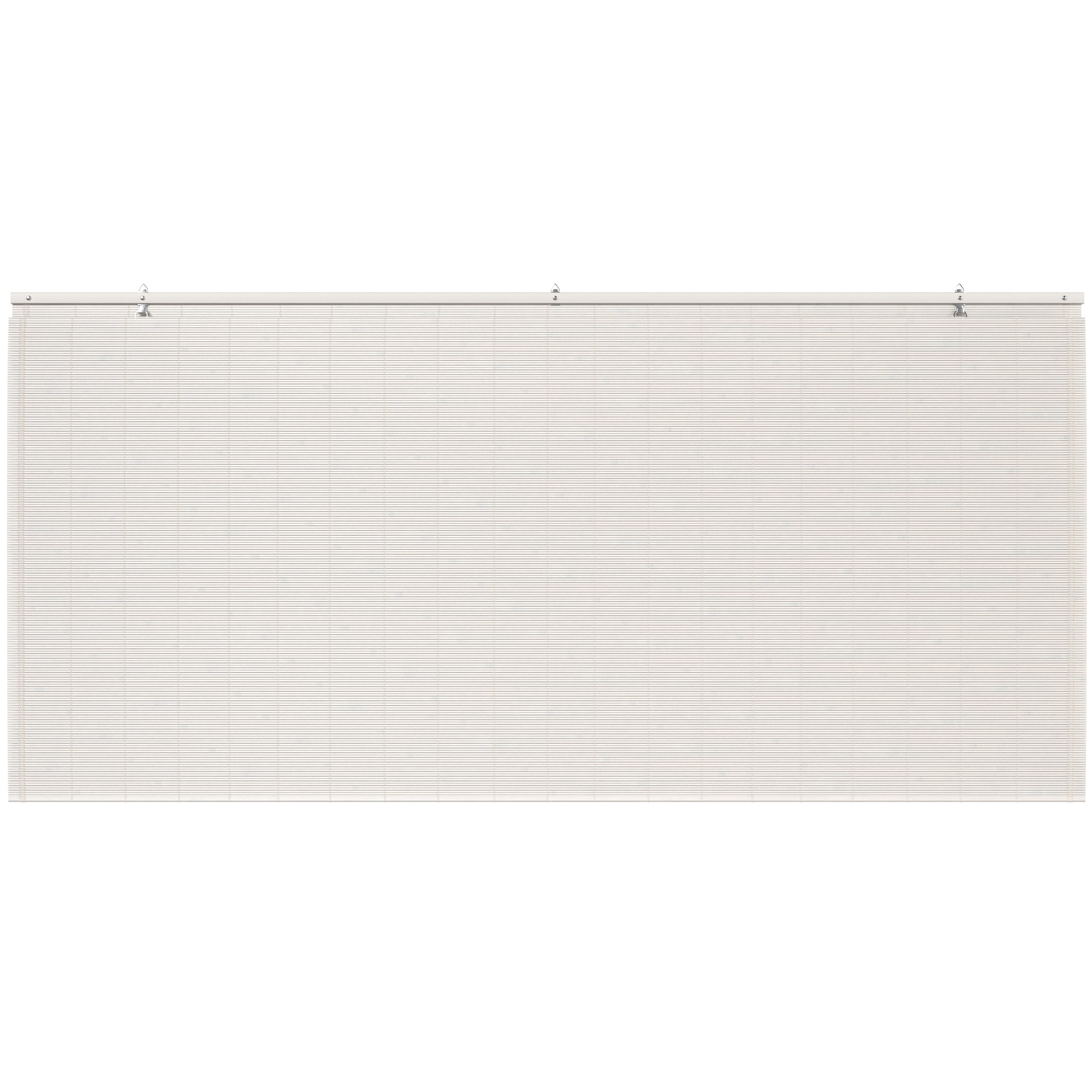 Red Lantern Bamboo Window Shade Blind - White 60" W