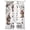 Brown Ivory, variant on Sweet Home Sheer Curtains 84 Inch Length 2 Panels Set Window Treatments, Western Stars Bird Houses Country Vintage Rod Pocket Semi Curtains for Living Room/Bedroom/Kitchen Décor, 104"W x 84"L