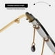 thumbnail image 4 of Gafas de sol Retro Sunnimix UV400 gris sin montura, 4 of 8