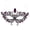 Purple Masks, variant on Miallo Black Rhinestone Butterfly Mask, Dark Gothic Style Halloween Costume Accessory