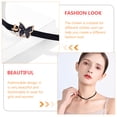 thumbnail image 2 of Collar Necklace Black Artificial Diamond 2Pack 16.1X0.4X0.1In, 2 of 6
