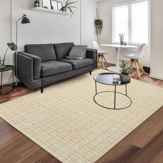 Runner Rug Modern Geometric Area Rug Wasahble Runner Rug Kitchen Runner Rug with Non-Slip Backing Stain Resistant Indoor Carpet for Hallway Laundry