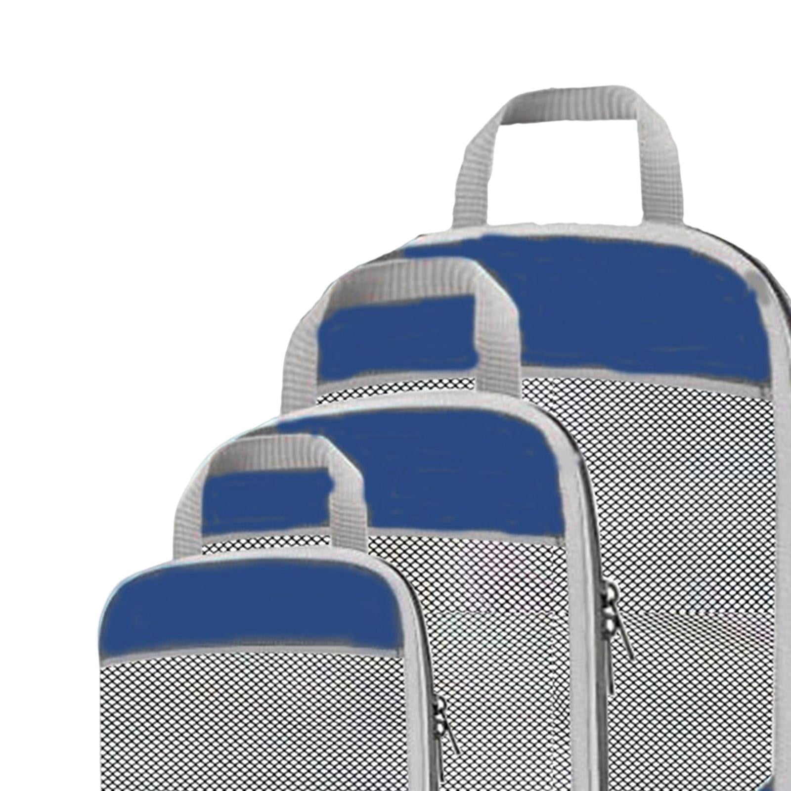 LeeQinersw 3Pcs Compression Packing Cubes for Travelling Travel Accessory 3 Different Sizes