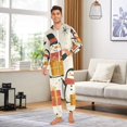 thumbnail image 4 of Penguins with Gifts Adult Onesie Pajamas Slim Fit Christmas One Piece Suit Pjs for Women and Men Hooded Zipper, 4 of 7