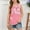 Hot Pink, variant on Taqqpue Girls Tank Tops Kids Summer Crewneck Neck Sleeveless Shirts Casual Cute Floral Printed T Shirts 5-14 Years