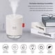 thumbnail image 2 of Humidificador Portátil Mini de 500ml con Niebla Fría USB para Escritorio Hogar Oficina Viaje y Bebé con Apagado Automático 2 Modos Súper Silencioso en Blanco, 2 of 7