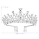 thumbnail image 3 of 2 tiaras de novia con cristales y diamantes de imitación, corona con peine, para boda, desfile, cumpleaños, diadema, 3 of 8