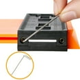 thumbnail image 3 of Xingzhi Gauge Profile Duplicators Durability Exquisite Craft Accurate Measurement Tear-resistant ABS Lock blue 6 inch, 3 of 6