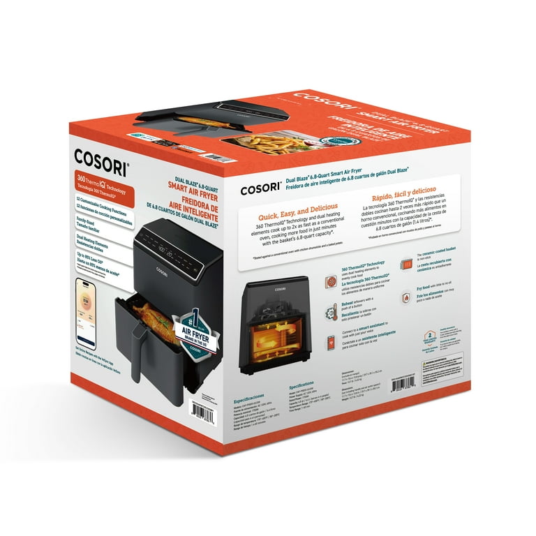 Why the COSORI Dual Blaze 6.8-Quart Air Fryer not heating happens