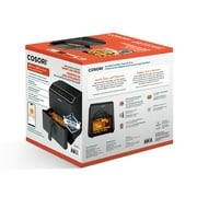 COSORI by Etekcity Dual Blaze 6.8qt Ceramic Coating Smart Air Fryer - Dark Gray