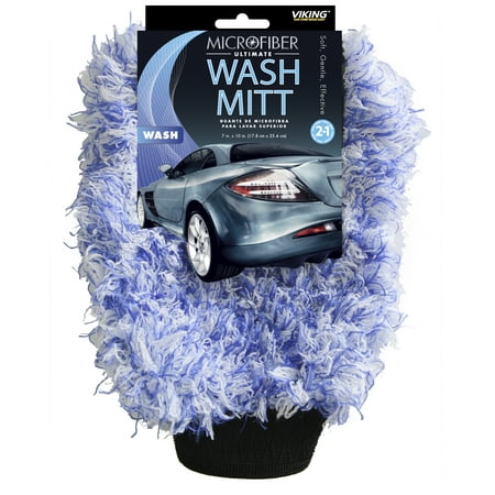 Viking Microfiber Car Wash Mitt (Best Household Soap To Wash Car)
