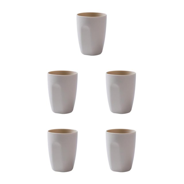 Inteprter Taza de enjuague de 400ml, taza de baño de plástico portátil, organizador de moda, botella, vasos de café, enjuague bucal de baño Type2 NO2