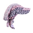 thumbnail image 2 of Visera con ala, pañuelo estampado para la cabeza, bandana, turbante, gorro para la cabeza, para la playa y actividades al aire libre. Rosa, 2 of 9
