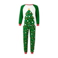 thumbnail image 2 of Family Matching Christmas Pyjamas Set Green Pattern Printed Clothes Set, Matching Sets Christmas PJs for Family Pajamas, 2 of 10