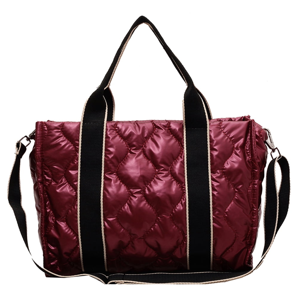 FunnyBeans Fashion Quilted Tote Bags Large Capacity Quilted Handbag