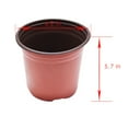 thumbnail image 5 of 100 PCS Plastic Plant Nursery Pots 3.5 Inches Seedling Cups, Plant Container Fit for Succulents Seedlings Cuttings Transplanting, 5 of 6