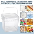 thumbnail image 3 of unbranded Cubo Plástico Transparente Para Almacenamiento De Y Sellantes Con, 3 of 7