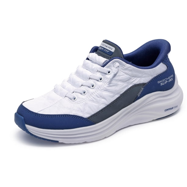 Sneaker Skechers Sport Contour Foam Cozy FIT manos libres blanco/azul marino