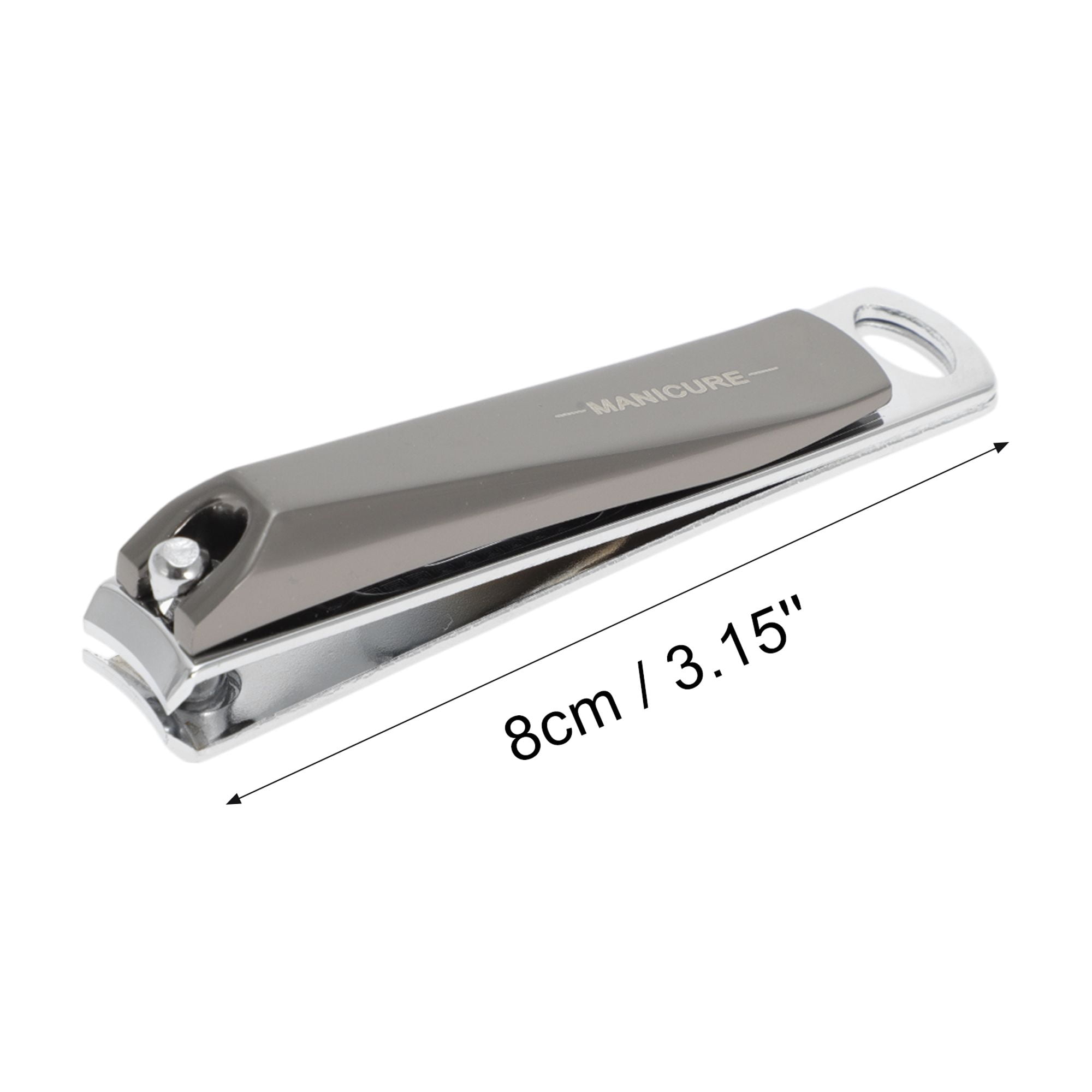 Unique Bargains 3pcs Nail Clippers Set with Ergonomic Design 3.15"
