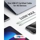 thumbnail image 4 of Cable USB C Anker Biobraded tipo C de carga rápida de 3 pies, verde, 4 of 7