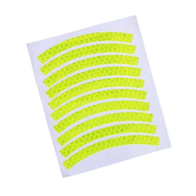 Pegatinas Reflectantes Sharpla Aplique De Neumático Reflectante Para Bicicleta Amarillo