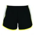 thumbnail image 3 of Augusta Ladies Pulse Shorts 1265 Black/White/Power Yellow M, 3 of 4