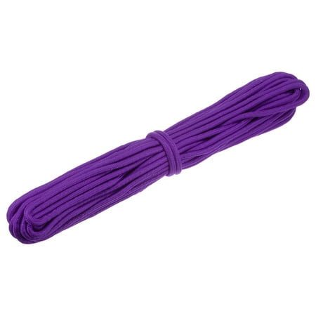 

Uxcell 65Ft 1/3 inch (8mm) Diamond Braided Polypropylene Rope Suitable for Flagpole Camping Crafting Purple