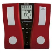 Tanita body composition meter BC-210-RD (red) Easy measurement with riding pita function// Batteries