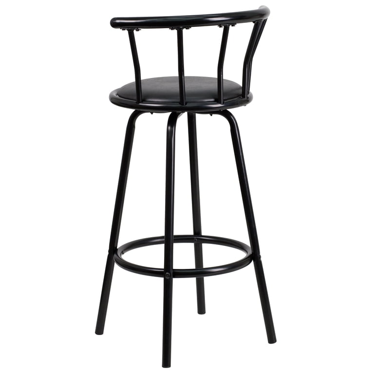Flash Furniture Single Round Kitchen Barstool - Charla Crown Back