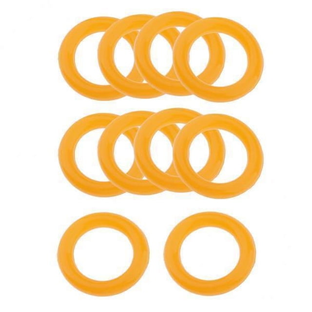 GUOOL 2x10 Pieces Bobbin Winder Tire Rubber Home Domestic Sewing Machine Spool , Yellow, 3 Pcs