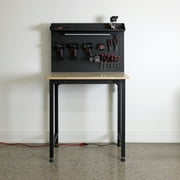 Hyper Tough 36-inch Workbench with Pegboard & Light
