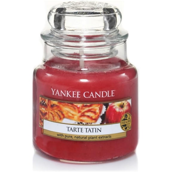Yankee Candle TARTE TATIN (Apple Tart) Classic Small Original Jar Candle - 3.7oz