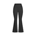 thumbnail image 6 of fartey Flare Pants for Women Elastic Crossover Waist Yoga Leggings With Pockets Tummy Control High Waisted Pants Casual Solid Color Joggers Gym Workout Leggings with Pockets, 6 of 8