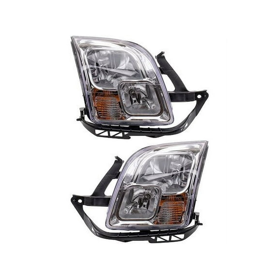 Headlight Assembly Set 2 Piece - Compatible with 2006 - 2009 Ford Fusion 2007 2008